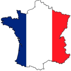Francja - mapa